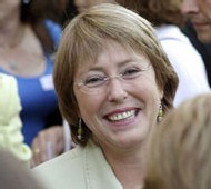 Michelle Bachelet y sus vecinos