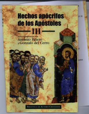 Literatura Apócrifa del Antiguo y Nuevo Testamento. A propósito del libro-homenaje  “In Mari Via Tua”. Bibliografía comentada  de los últimos libros del Profesor Antonio Piñero  (II)