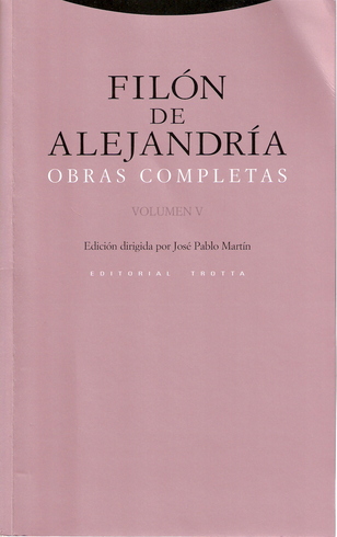 Segundo volumen de la Obra completa de Filón de Alejandría (118-1) Segundo volumen de la Obra completa de Filón de Alejandría (118-1)