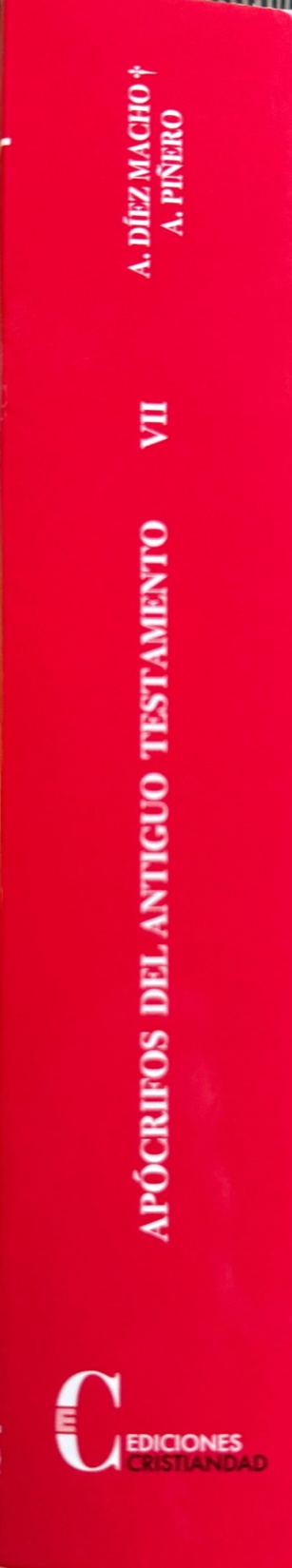 Volumen VII de la colección Apócrifos del Antiguo Testamento (II) Volumen VII de la colección Apócrifos del Antiguo Testamento (II)