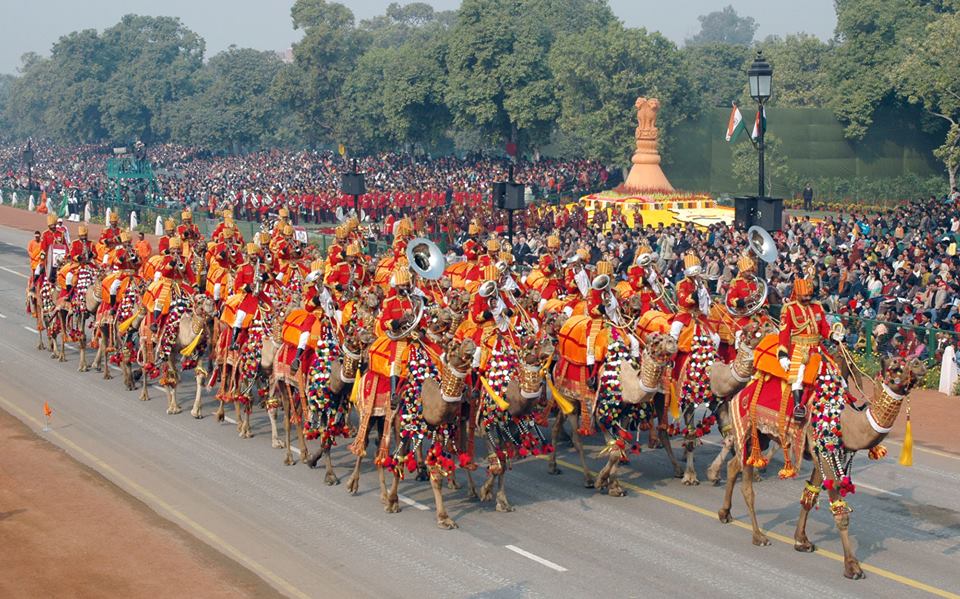 Día 26 de enero, se celebra el 73º Aniversario de la República de la India (26 de enero 1949).