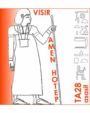 El Visir Amen-Hotep, llamado Huy. 'Proyecto Visir Amen-Hotep ATT nº 28'. (www.visiramenhotep.com) El Visir Amen-Hotep, llamado Huy. 'Proyecto Visir Amen-Hotep ATT nº 28'. (www.visiramenhotep.com)