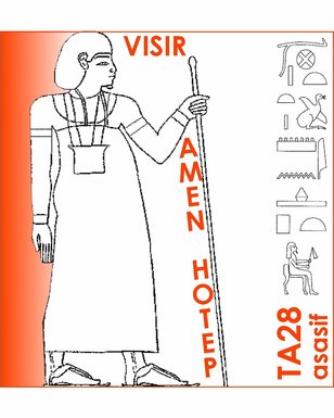 El Visir Amen-Hotep, llamado Huy. 'Proyecto Visir Amen-Hotep ATT nº 28'. (www.visiramenhotep.com)