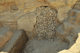 La Tumba del Visir Amen-Hotep, Huy en Asasif (nº -28-). (c) IEAE. Misión Arqueológica española en Asasif.