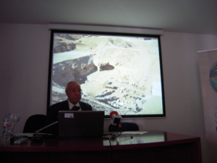 El Dr. Mohamed El Bialy, Secretario de Estado para las Antigüedades de Egipto en los Cursos de Verano 2012 de la Fundación de la Universidad de Málaga