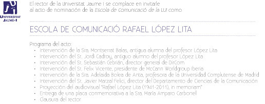  Homenaje a Rafael López Lita 