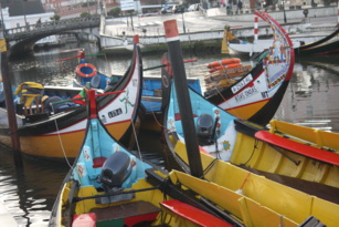 Típicas barcas de Aveiro