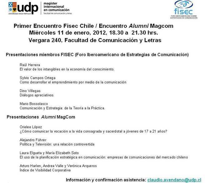 Primer Encuentro FISEC-Chile/ Alumni MagCom