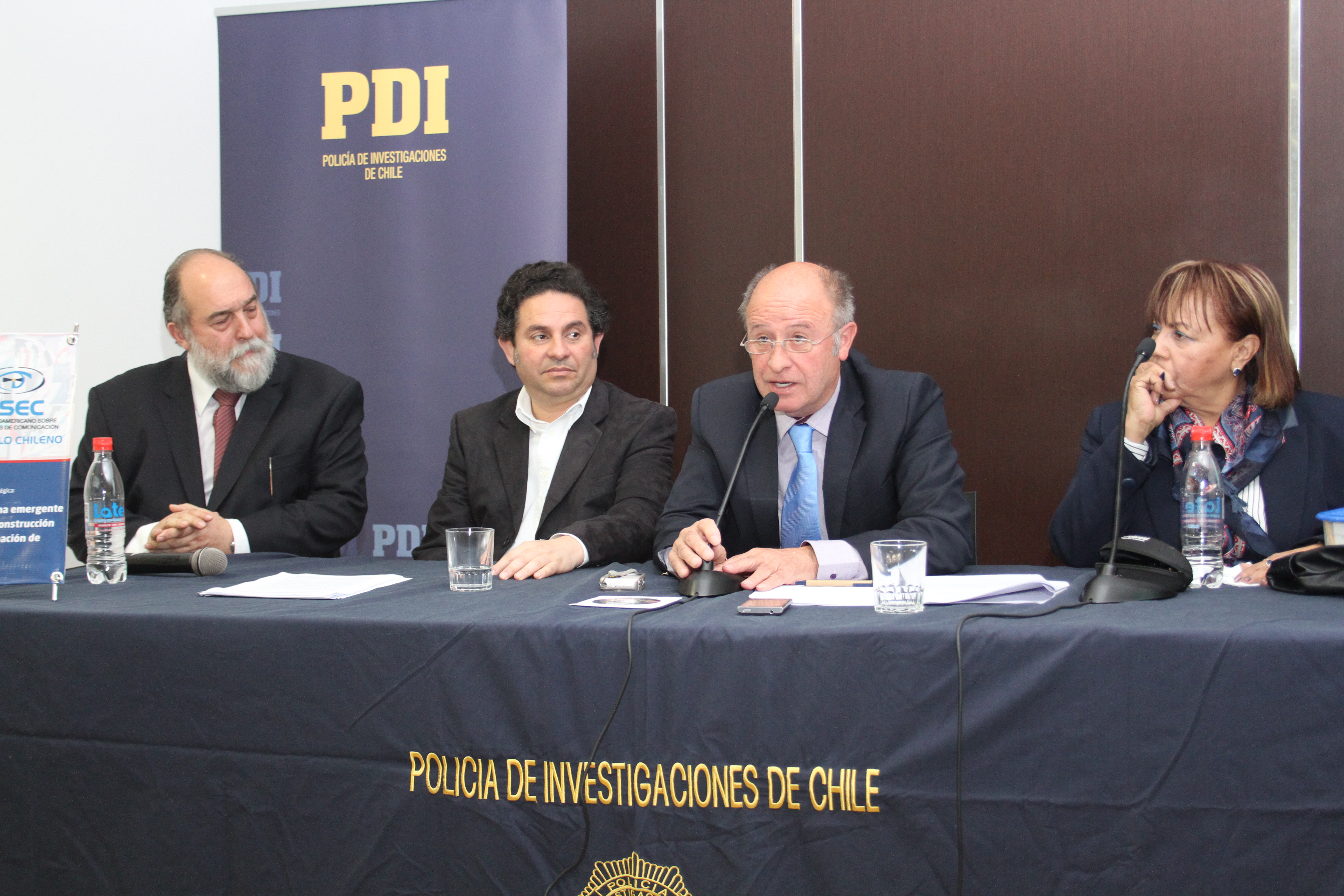 Francisco Aguadero (España); Rubén Canella (Argentina); Neysi Palmero (México) y Raul Herrera (chile)