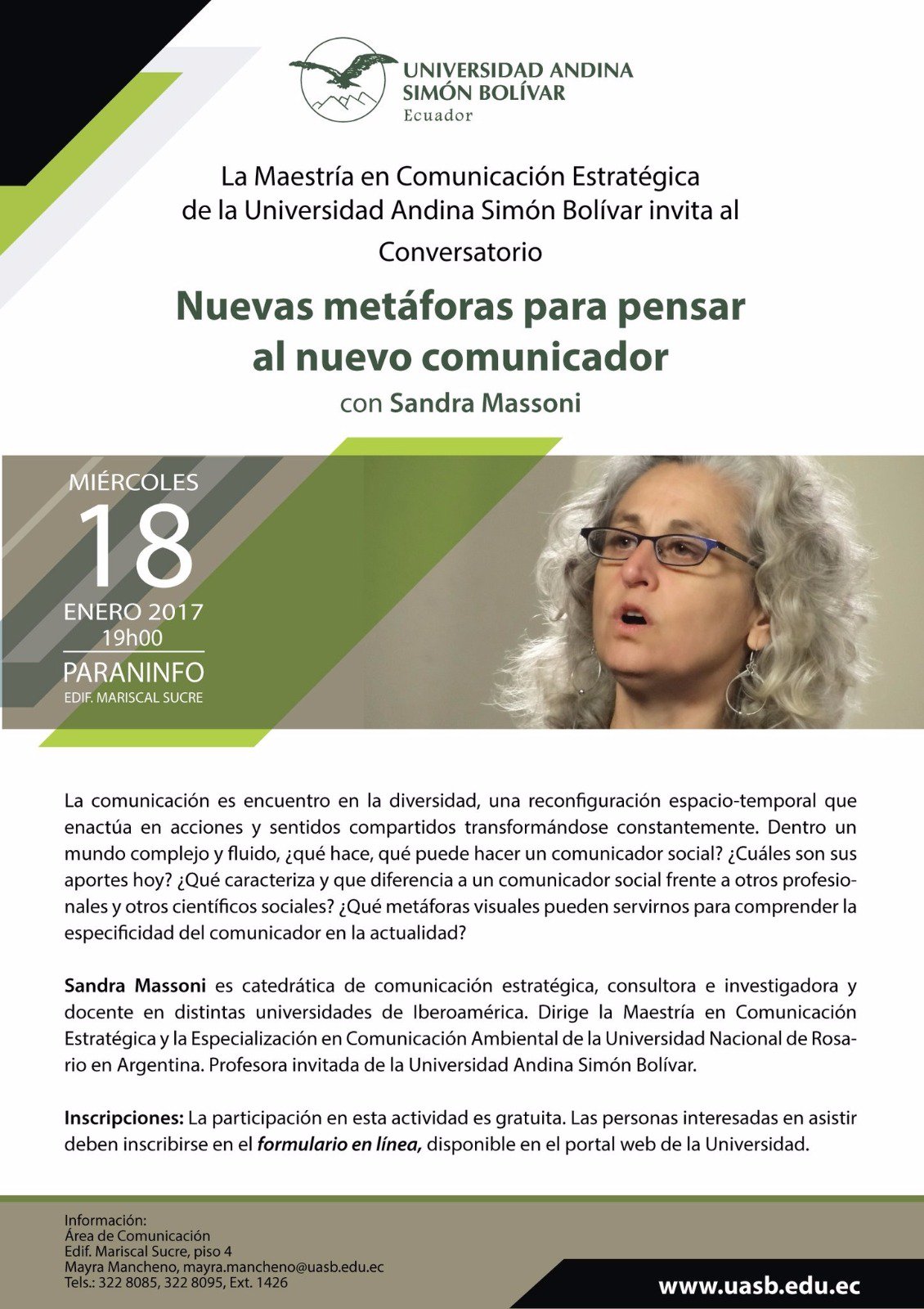 Conversatorio “Nuevas metáforas para pensar al nuevo comunicador” Conversatorio “Nuevas metáforas para pensar al nuevo comunicador”