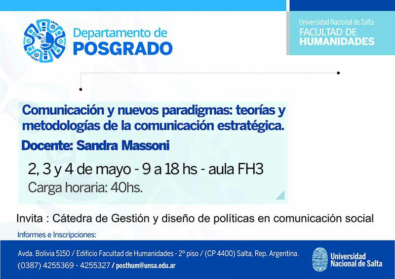 Comunicación y nuevos paradigmas en Salta Comunicación y nuevos paradigmas en Salta