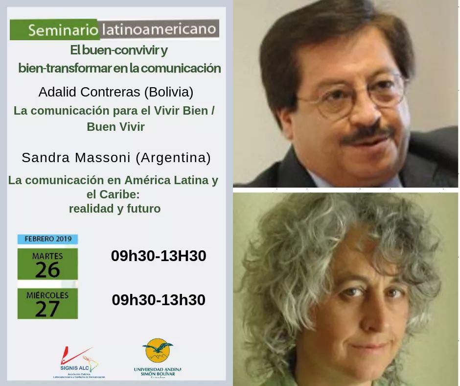 Seminario latinoamericano “El buen-convivir y bien-transformar en la comunicación”