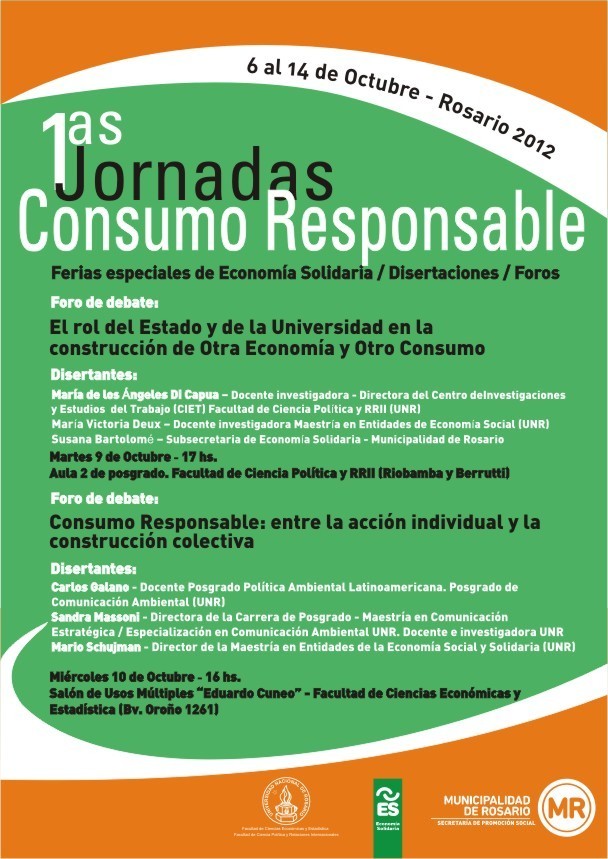 Foro de debate. Consumo responsable: entre la acción individual y la construcción colectiva Foro de debate. Consumo responsable: entre la acción individual y la construcción colectiva