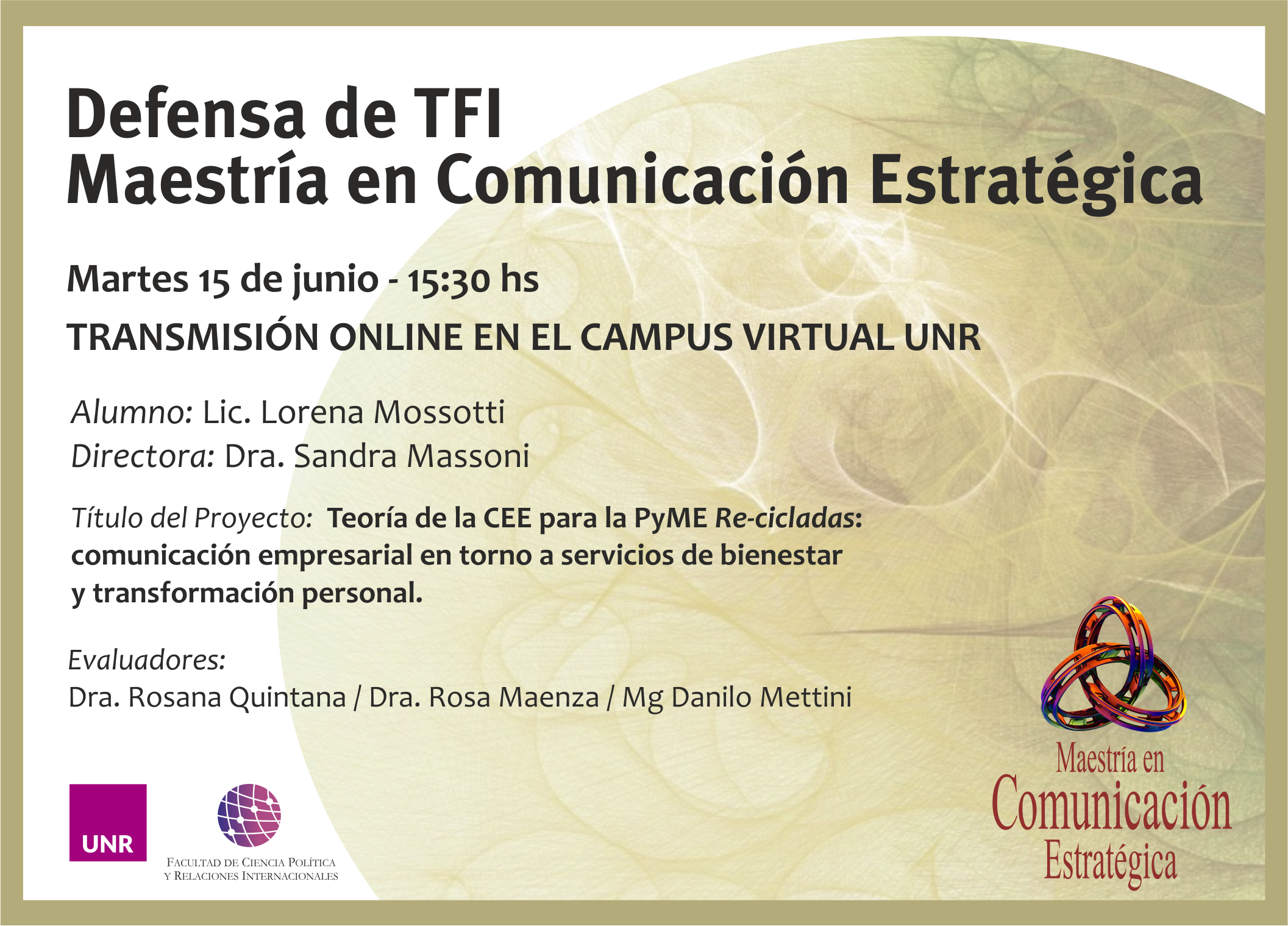 Comunicación Estratégica y bienestar personal Comunicación Estratégica y bienestar personal