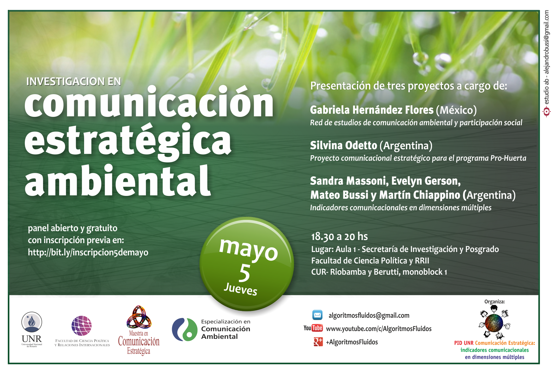 Panel Proyectos de investigación Panel Proyectos de investigación