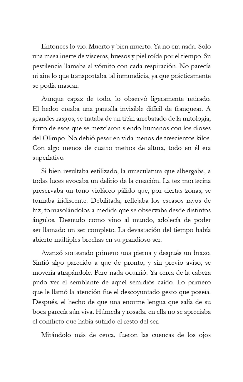 El oro en el camino.