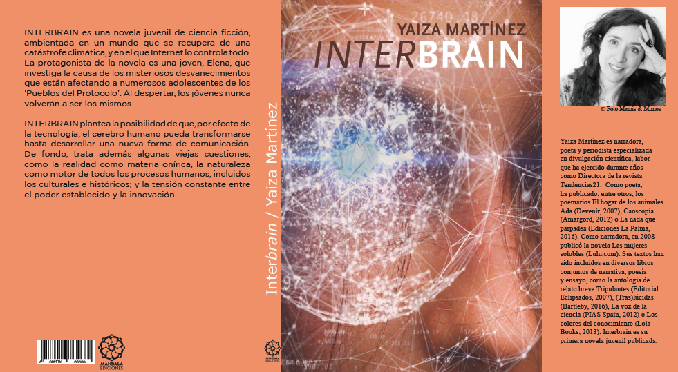 Mandala Ediciones publica 'Interbrain', de Yaiza Martínez Mandala Ediciones publica 'Interbrain', de Yaiza Martínez