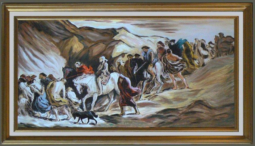 Honoré Daumier, La larga marcha de la humanidad