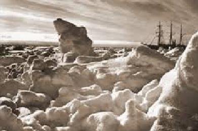 Los montículos de hielo permitían a las focas esconderse de los cazadores