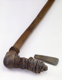 El hacha de Ötzi. Fuente: Museo de Arqueología de Tirol del Sur.