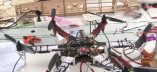 Estructura interna del dron ÍO. Fuente: UPV. Estructura interna del dron ÍO. Fuente: UPV.