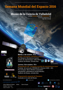 Cartel del evento. Fuente: Museo de la Ciencia de Valladolid.