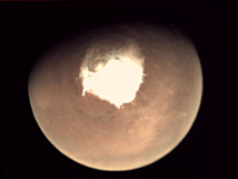 El planeta rojo captado por la misión ExoMars 2016 el pasado 16 de octubre. Fuente: ESA.