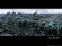 Imagen del juego Fallout 3, de Interplay, que refleja un mundo post apocalíptico, tras una guerra nuclear.