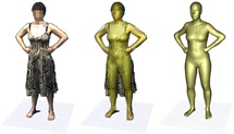 Crean un software que calcula la forma del cuerpo bajo la ropa