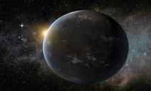 Representación artística de un exoplaneta por un artista. Fuente: NASA/Ames/JPL-Caltech.
