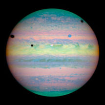 Imagen de Jupiter obtenida por el telescopio Hubble. Nasa.