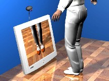 Crean un espejo que refleja el futuro de las personas