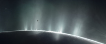 Ilustración de los fenómenos observados en Encélado. Credits: NASA/JPL-Caltech