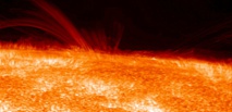Erupción en la cromosfera solar. Foto: NASA