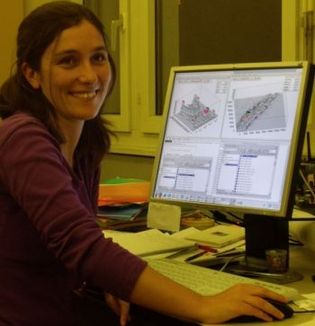 Teresa Fonseca en su laboratorio del CERN. Foto: La Region