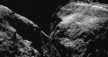 El cometa 67P/Churyumov-Gerasimenko. Foto: ESA/Rosetta/NavCam, CC BY-SA 3.0 IGO El cometa 67P/Churyumov-Gerasimenko. Foto: ESA/Rosetta/NavCam, CC BY-SA 3.0 IGO