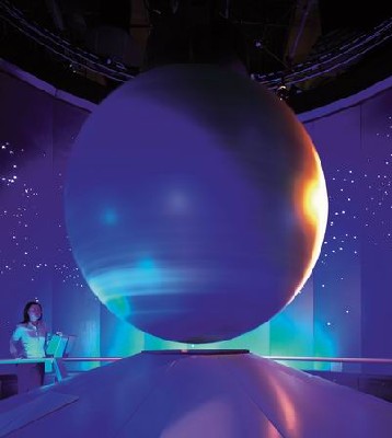 Levitación magnética de la Tierra. Museo de la Ciencia y Tecnología de Shanghai.