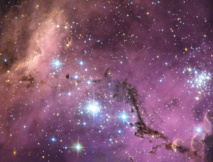 La Gran Nube de Magallanes, origen en parte de la materia de la Vía Láctea. Credit: ESA/NASA/Hubble