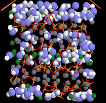 Modelo molecular del cemento. PNAS.
