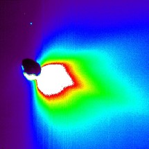 El destello lumínico del impacto. NASA