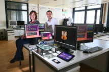 Los investigadores suizos que desafían los límites del streaming. © EPFL / Alain Herzog Los investigadores suizos que desafían los límites del streaming. © EPFL / Alain Herzog