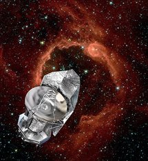 Representación artística del Observatorio Espacial Herschel. Foto: ESA.