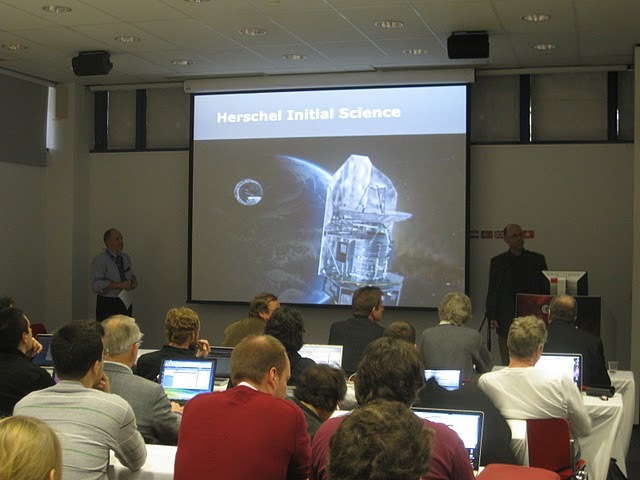 Presentación de resultados en la Facultad de Informática de la UPM. Foto: Herschel.