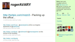 Página de Avary en Twitter.