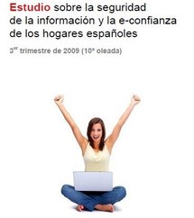 Portada del informe sobre seguridad y e-confianza de los hogares españoles. Fuente: INTECO