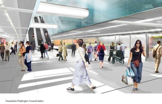 La Paddington Crossrail Station, una de las principales infraestructuras que conforman el proyecto Crossrail. Imagen: worldarchitecturenews.com.