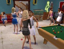 Escena del videojuego Sims