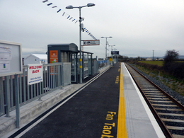 Nueva estación Ardrahan. Imagen: railway-technology.com.