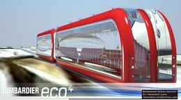 Bombardier Eco 4: este tren conceptual busca mejorar el transporte público e incrementar el uso de fuentes energéticas renovables. Imagen: mundoextraordinario.com
