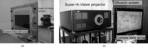 El sistema de lentes, cámaras y proyectores empleados para generar las imágenes de TV en 3D. Imagen: IEEE.